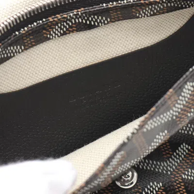 Pre-owned Goyard Black Multi-color Coated Canvas Leather Shoulder Bag ()