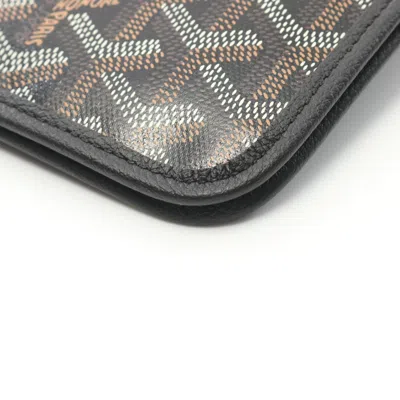 Pre-owned Goyard Black Multi-color Coated Canvas Leather Shoulder Bag ()