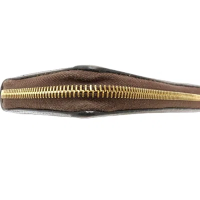 Pre-owned Gucci Beige Gg Supreme Long Wallet (bi-fold) () In Sand