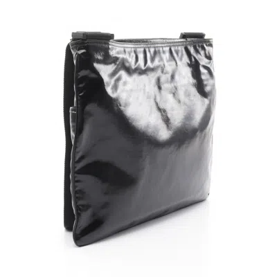 Pre-owned Gucci Black Coated Canvas Shoulder Bag ()