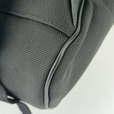 Pre-owned Gucci Black Canvas Leather Backpack ()