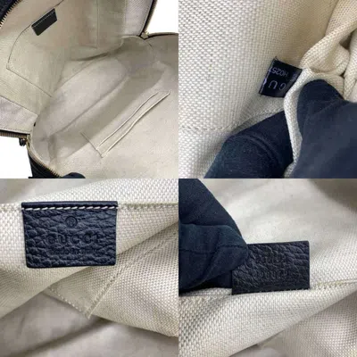 Pre-owned Gucci Black Leather Backpack ()