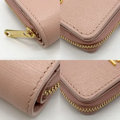 Pre-owned Gucci Light Pink Leather Coin Purse/coin Case ()