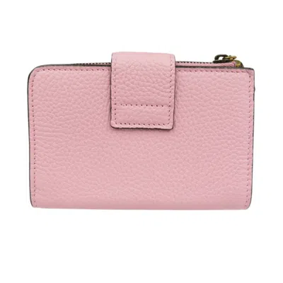 Pre-owned Gucci Pink Leather Wallet (bi-fold) ()