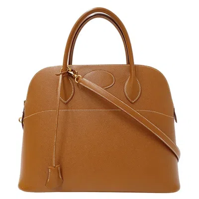 Pre-owned Hermes Brown Courchevel Leather Handbag Shoulder Bag ()