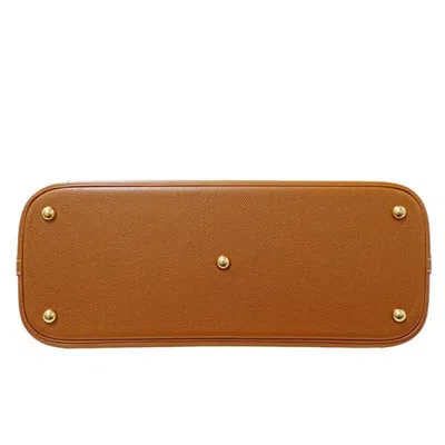 Pre-owned Hermes Brown Courchevel Leather Handbag Shoulder Bag ()