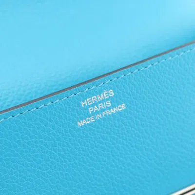 Pre-owned Hermes Blue Wallet (bi-fold) ()