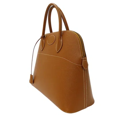 Pre-owned Hermes Brown Courchevel Leather Handbag Shoulder Bag ()