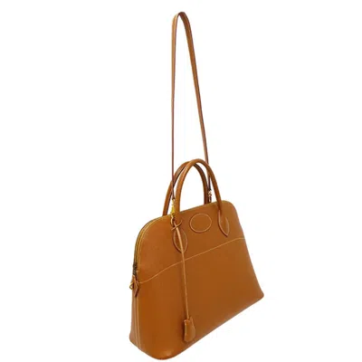 Pre-owned Hermes Brown Courchevel Leather Handbag Shoulder Bag ()