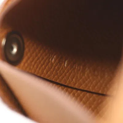 Pre-owned Hermes Brown Epsom Leather Coin Purse/coin Case ()