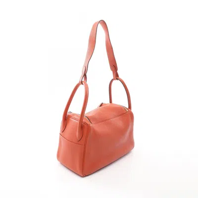 Pre-owned Hermes Brown Taurillon Clemence Leather Shoulder Bag ()