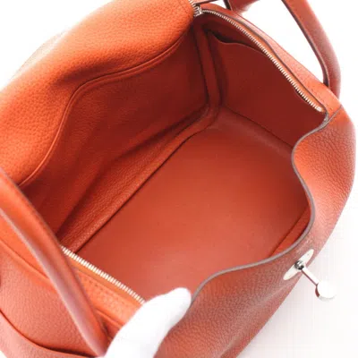Pre-owned Hermes Brown Taurillon Clemence Leather Shoulder Bag ()