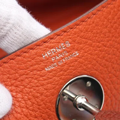 Pre-owned Hermes Brown Taurillon Clemence Leather Shoulder Bag ()