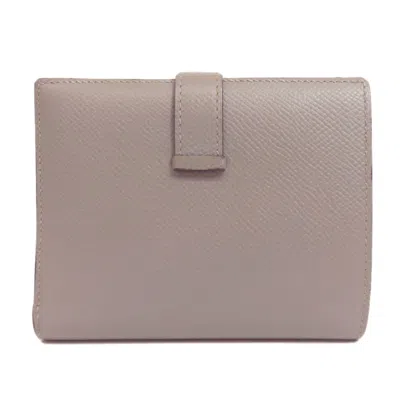 Pre-owned Hermes Gray Epsom Leather Wallet (bi-fold) ()