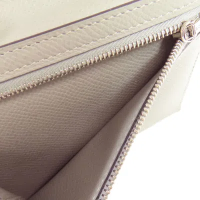 Pre-owned Hermes Gray Epsom Leather Wallet (bi-fold) ()