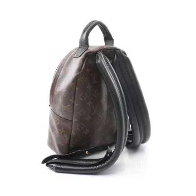 Pre-owned Louis Vuitton Beige Brown Coated Canvas Pvc Leather Monogram Reverse Backpack ()