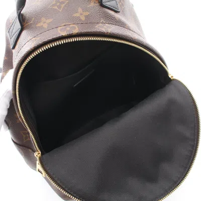 Pre-owned Louis Vuitton Beige Brown Coated Canvas Pvc Leather Monogram Reverse Backpack ()