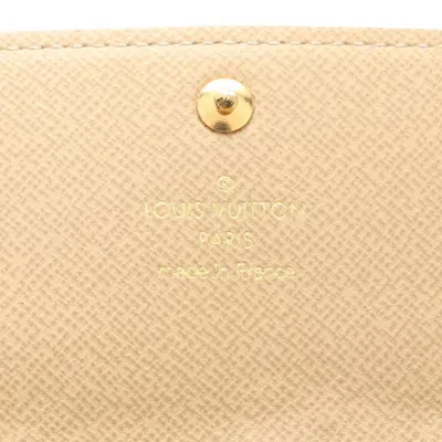 Pre-owned Louis Vuitton Brown Coated Canvas Long Wallet (bi-fold) ()