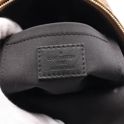 Pre-owned Louis Vuitton Brown Coated Canvas Pvc Monogram Reverse Leather Backpack ()