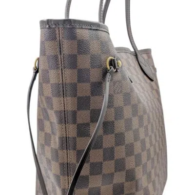 Pre-owned Louis Vuitton Brown Damier Canvas Ebene Damier Canvas Shoulder Bag Tote Bag ()