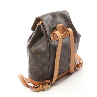 Pre-owned Louis Vuitton Brown Monogram Coated Canvas Backpack ()