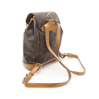 Pre-owned Louis Vuitton Brown Monogram Coated Canvas Backpack ()