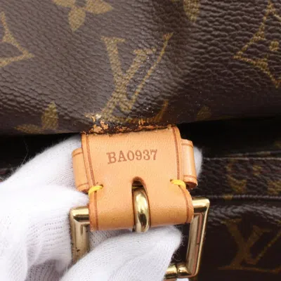 Pre-owned Louis Vuitton Brown Monogram Coated Canvas Backpack ()