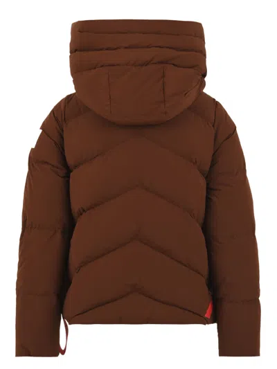 After Label Women's Jackets  - Helsinki - Red In Brown
