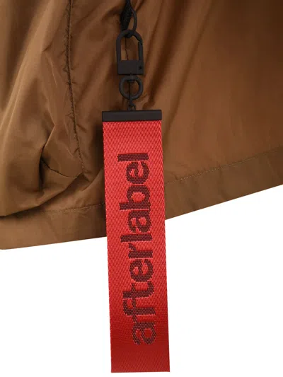 After Label Coats Brown In Gold