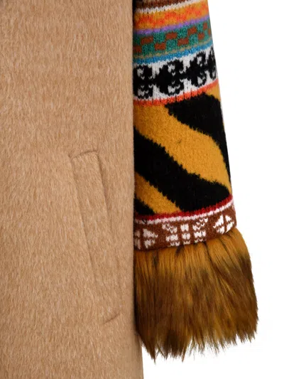 Akep Coats Camel In Gray
