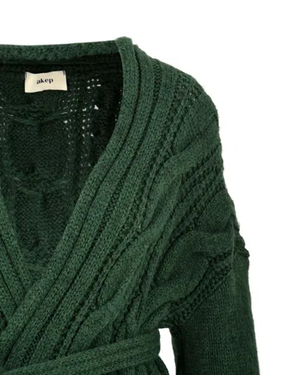 Akep Coats Green In Green
