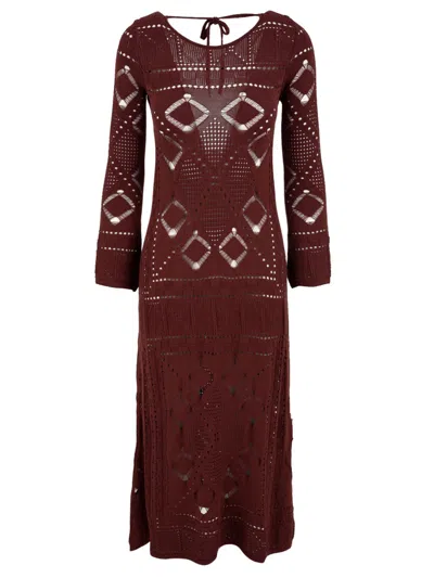 Akep Dresses In Burgundy