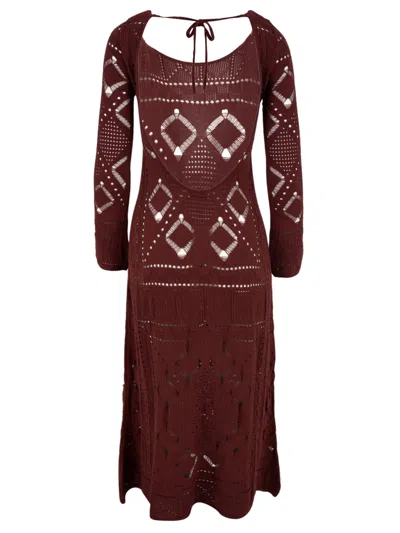 Akep Dresses In Burgundy