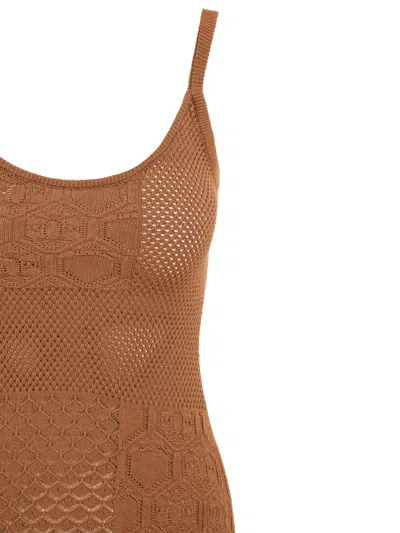 Akep Dresses Brown In Brown