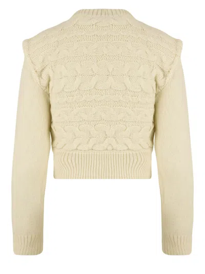 Akep Sweaters Cream In Gold