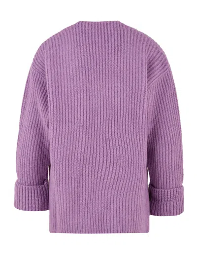 Akep Woman Sweater Lilac Size M Acrylic, Wool, Viscose, Polyester, Alpaca Wool In Purple