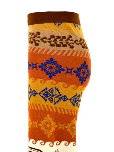 Akep Trousers Multi Colour In Brown