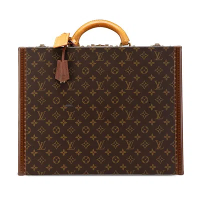 Pre-owned Louis Vuitton Brown Pvc Leather Attaché Case ()