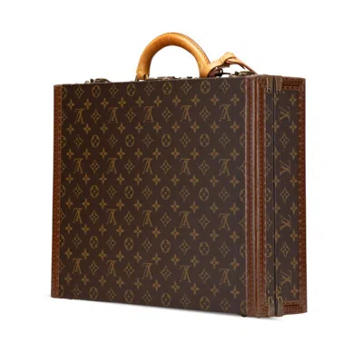 Pre-owned Louis Vuitton Brown Pvc Leather Attaché Case ()