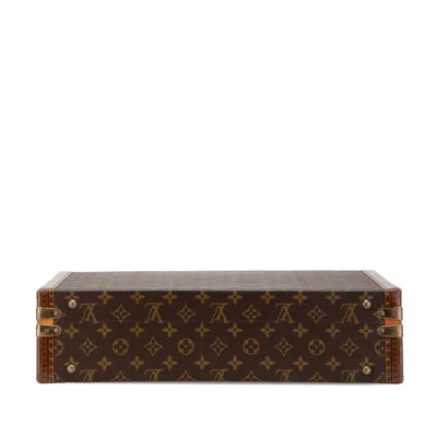 Pre-owned Louis Vuitton Brown Pvc Leather Attaché Case ()