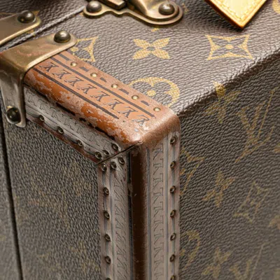 Pre-owned Louis Vuitton Brown Pvc Leather Attaché Case ()