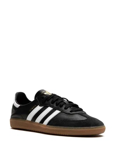 Adidas Originals Deco Suede Low-top Sneaker With Rubber Sole In Black