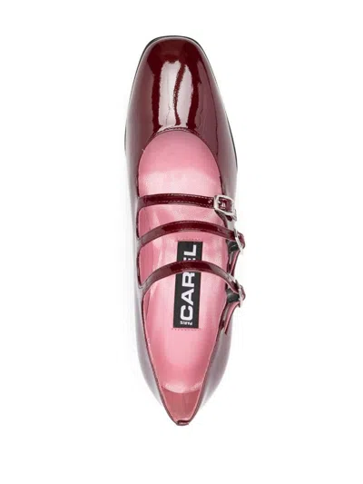 Carel Paris Kina Mary-jane Shoes In Red