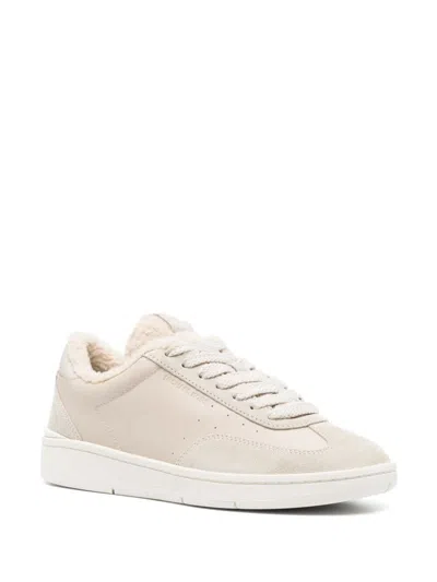 Michael Kors Wilton Lace Up Sneakers Shoes In White
