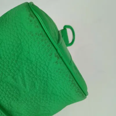 Pre-owned Louis Vuitton Green Leather Handbag Shoulder Bag ()