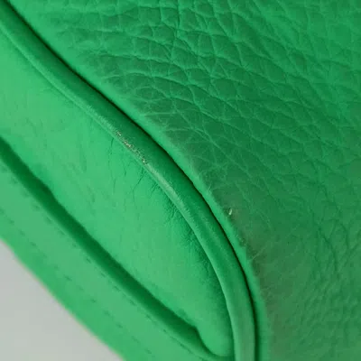 Pre-owned Louis Vuitton Green Leather Handbag Shoulder Bag ()