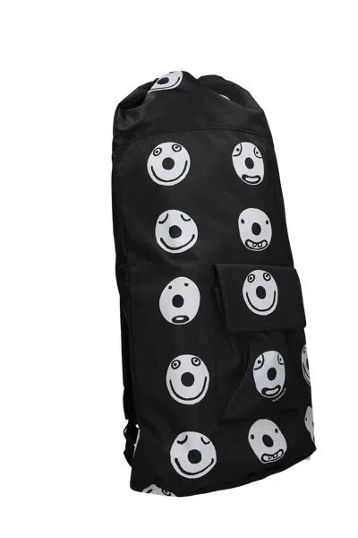 10 Corso Como Large Smile Print Backpack In Black