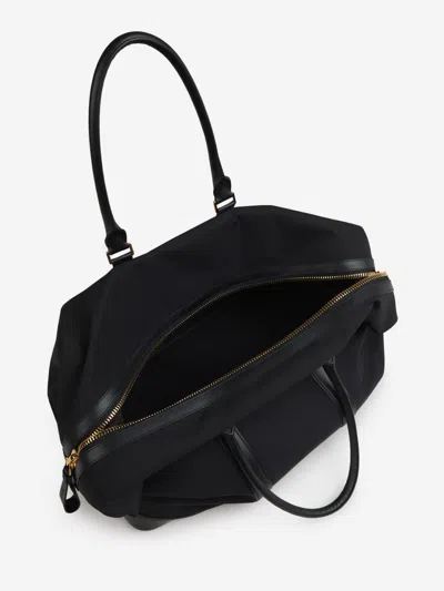 Tom Ford Recycled Nylon Holdall Duffle Bag In Black
