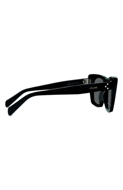 Celine Bold 3 Dots Cl 40187 In 01a Square Sunglasses In Black