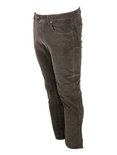 Jacob Cohen Trousers In Brown